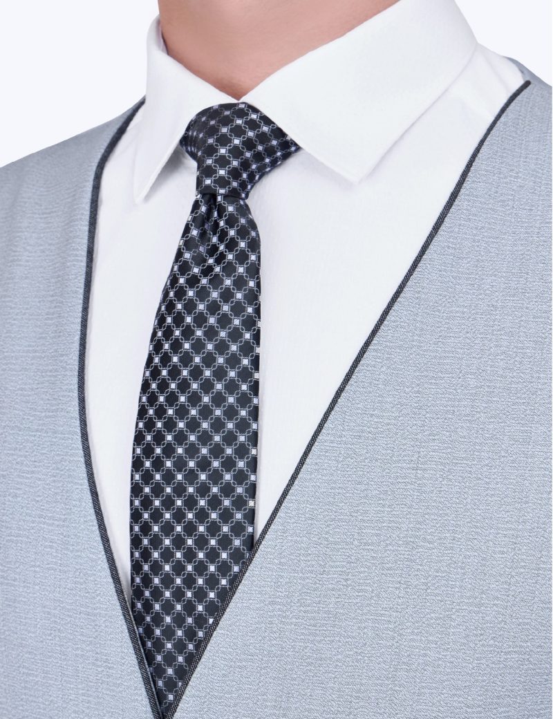 SK39SF02M003-Light-grey-005-4 Slim-Fit 3-Piece Classic Suit