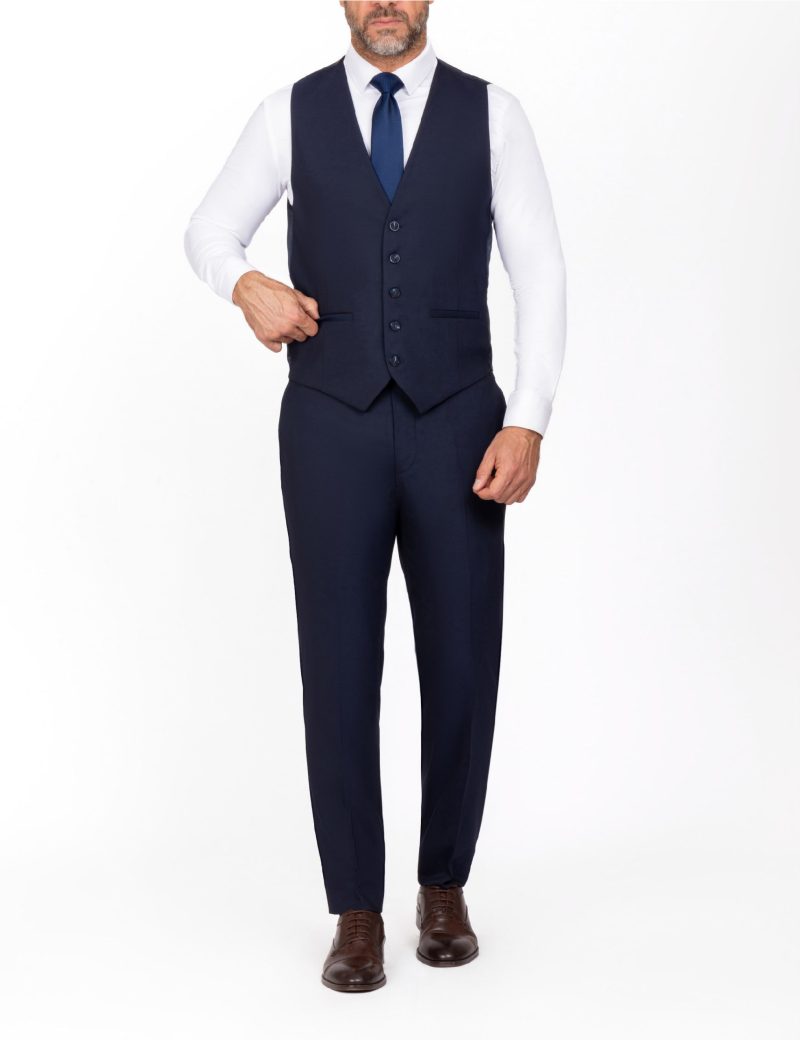 SK39SF02M008-Maroon-002-6 Mismatched Slim-Fit 3-Piece Linen Suit