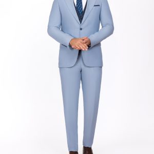 Slim-Fit 3-Piece Suit with Mismatched Vest