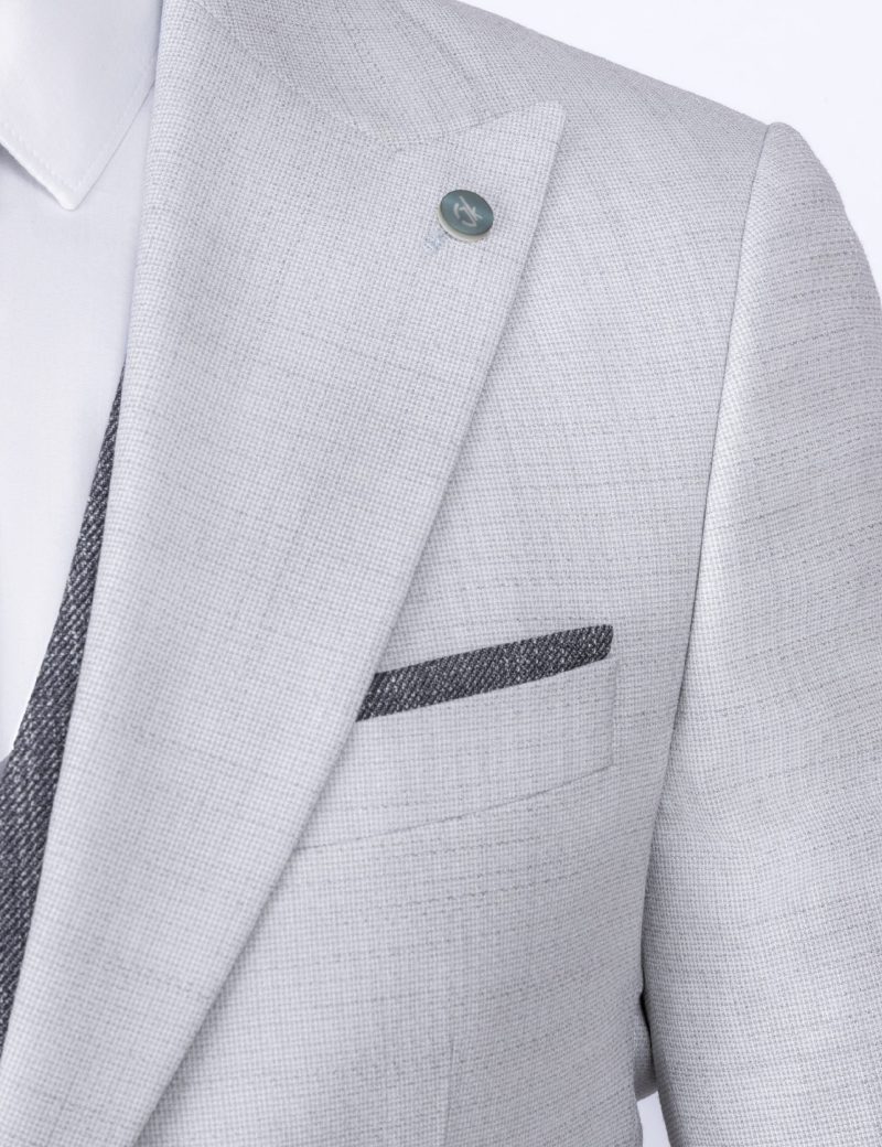 SK39SF02M011-Light-grey-005-3 Slim-Fit 3-Piece Suit with Mismatched Vest