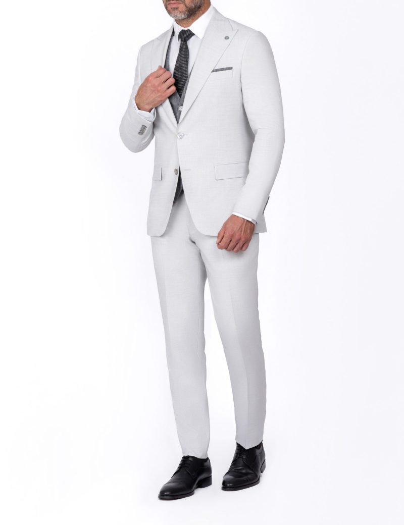 SK39SF02M011-Light-grey-005-6 Slim-Fit 3-Piece Suit with Mismatched Vest