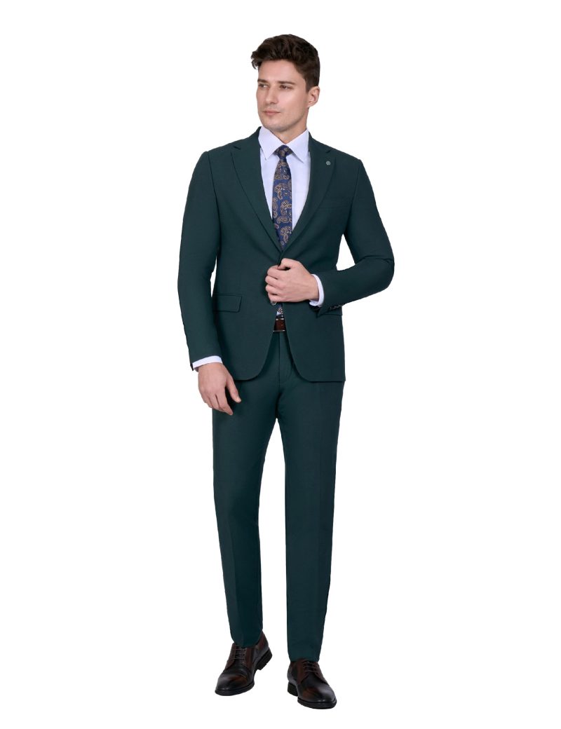 Print Slim-Fit 2-Piece Formal Suit