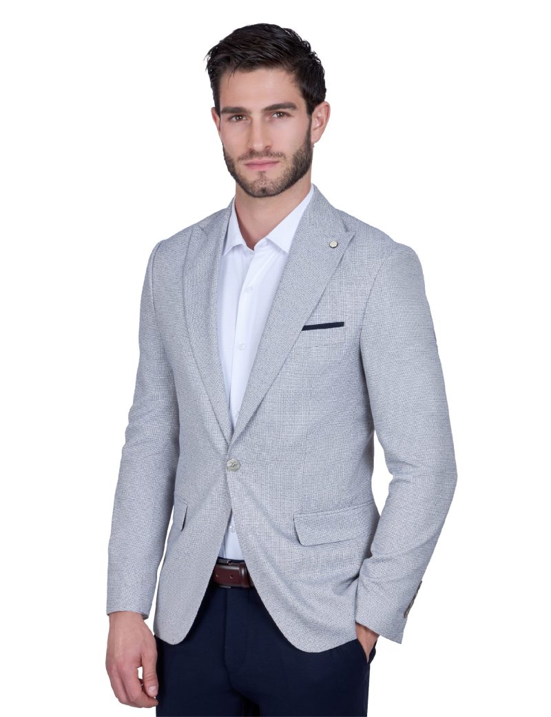 Print Slim-Fit 2-Piece Mismatched Suit