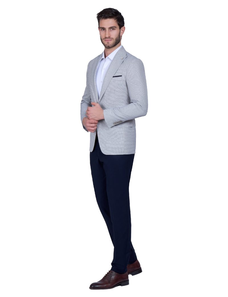 Print Slim-Fit 2-Piece Mismatched Suit