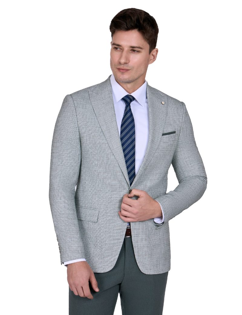 Print Slim-Fit 2-Piece Mismatched Suit