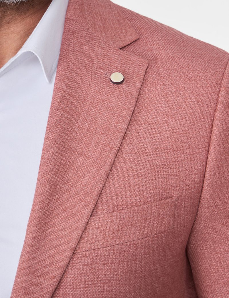 Slim-Fit Men's linen Classic Blazer