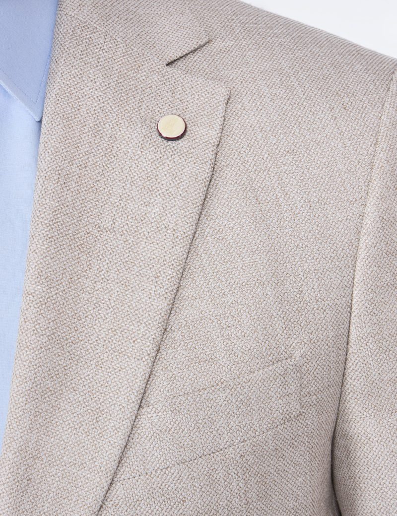 Slim-Fit Men's Linen Classic Blazer