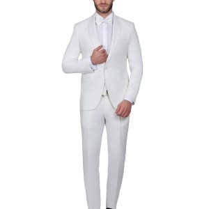 Tuxedo Suit with Shawl Satin Lapel