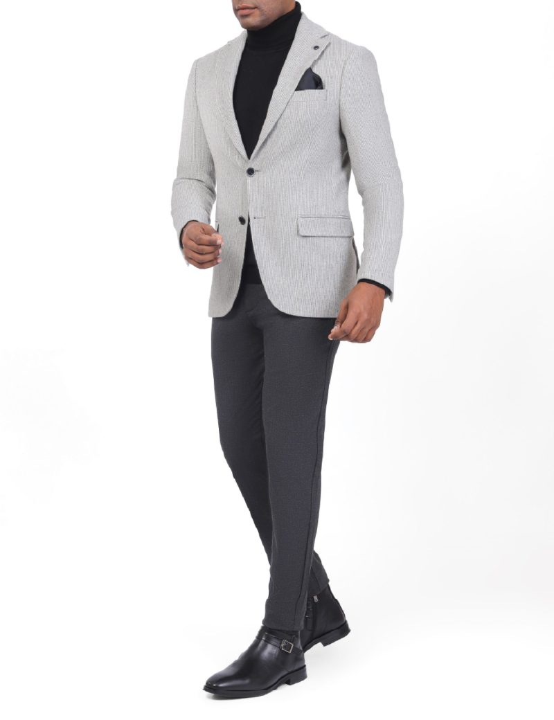 SK40SF04M002-Light-grey-005-2 Slim-Fit Pin Striped Wool blazer