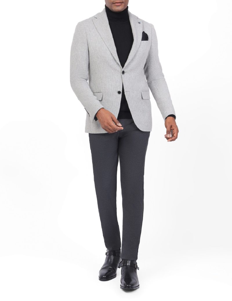 SK40SF04M002-Light-grey-005-4 Slim-Fit Pin Striped Wool blazer