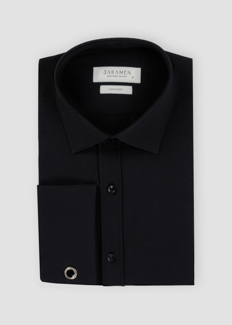 Comfort Fit Dacron Shirt with Cufflinks