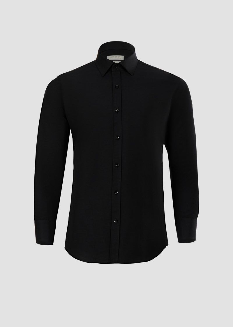 Comfort Fit Dacron Shirt with Cufflinks