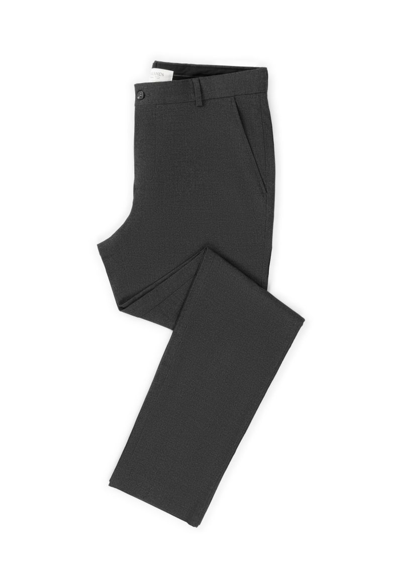 SK42CF03M001-Dark-Grey-014-3 Classic Comfort Fit Plain Chino Pants