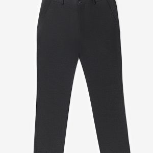 Comfort Fit Plain Cuffed Chino Pants