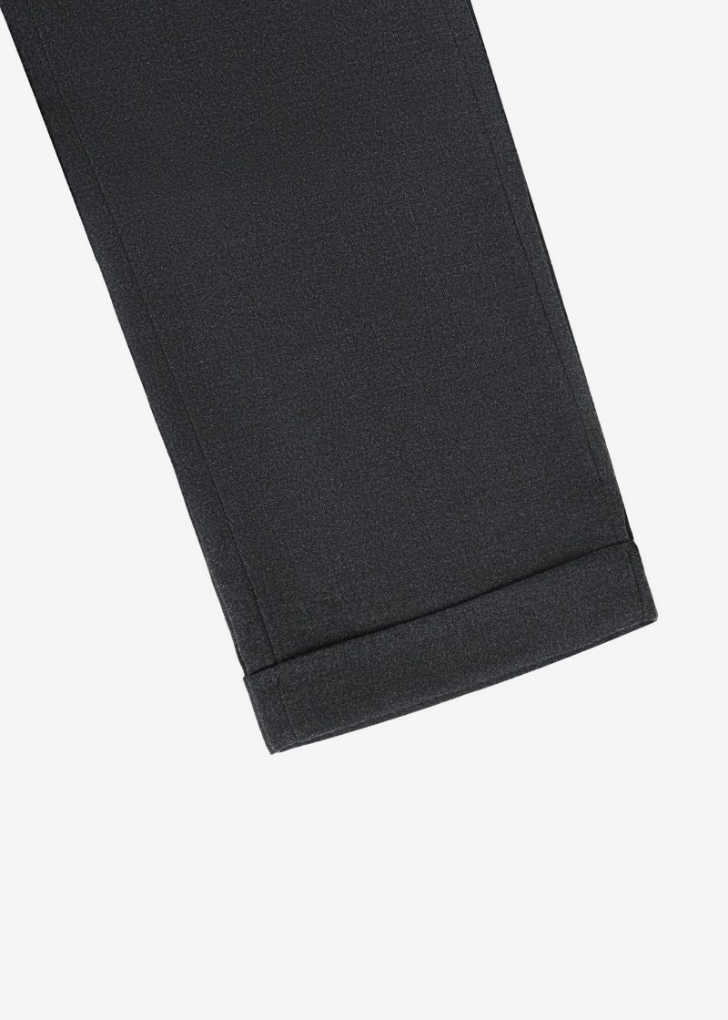 SK42CF03M002-Dark-Grey-014-3 Comfort Fit Plain Cuffed Chino Pants