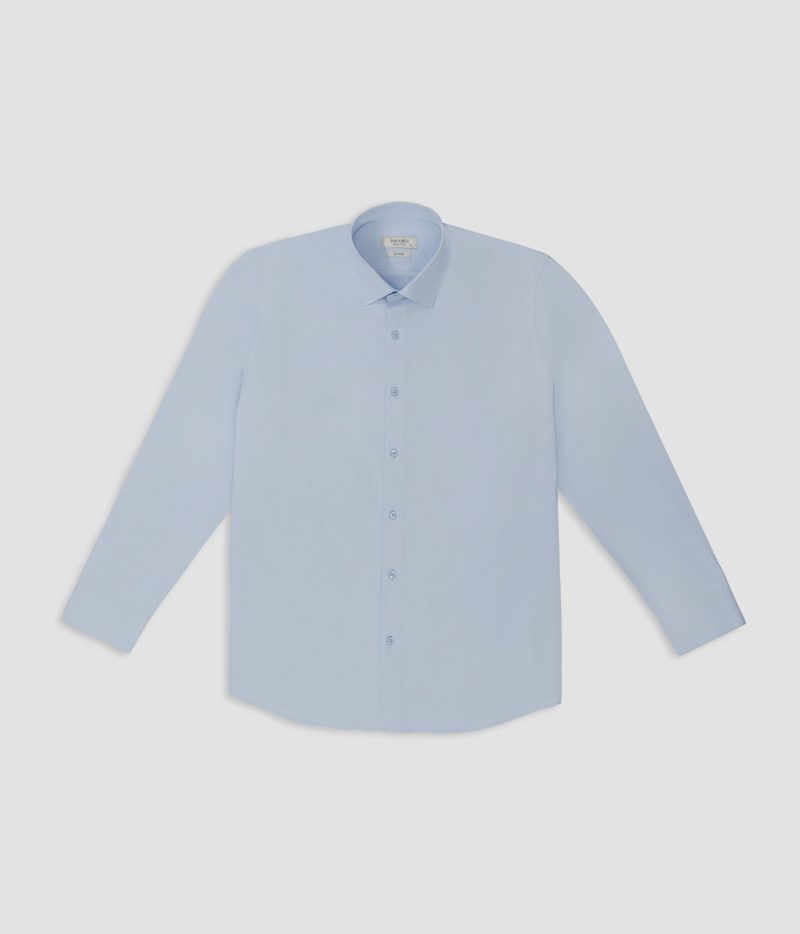 SK42KL01M001-Light-blue-006-1 Classic Fit Dacron Basic Shirt