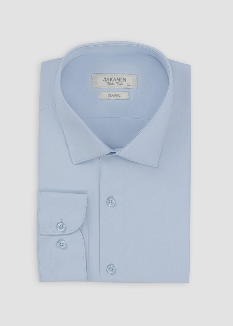 SK42KL01M001-Light-blue-006-2 Classic Fit Dacron Basic Shirt