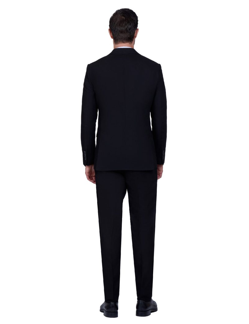 Print Slim Fit Notch Lapel Suit with Double-Breasted Vest
