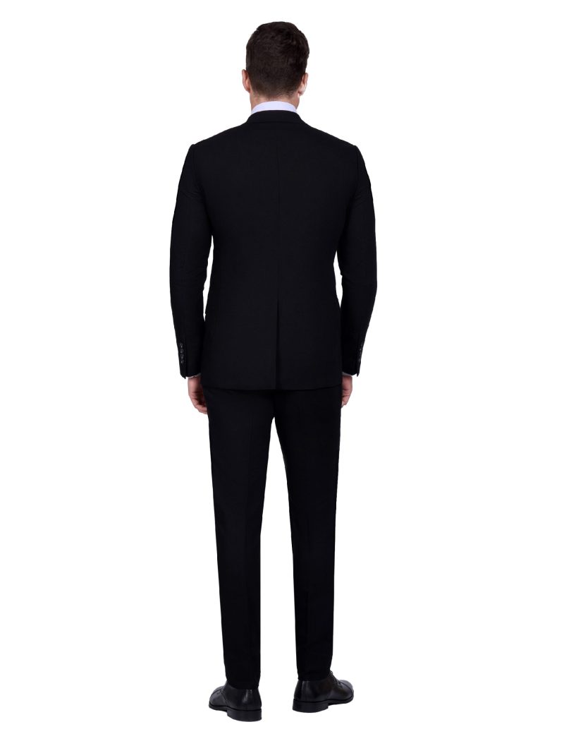 Slim Fit Peak Lapel Vest Suit