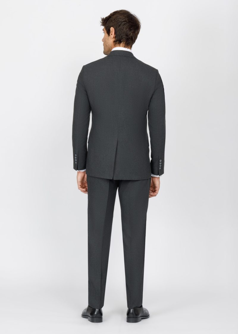 Slim Fit Suit with Peak Lapel and Flap Pockets