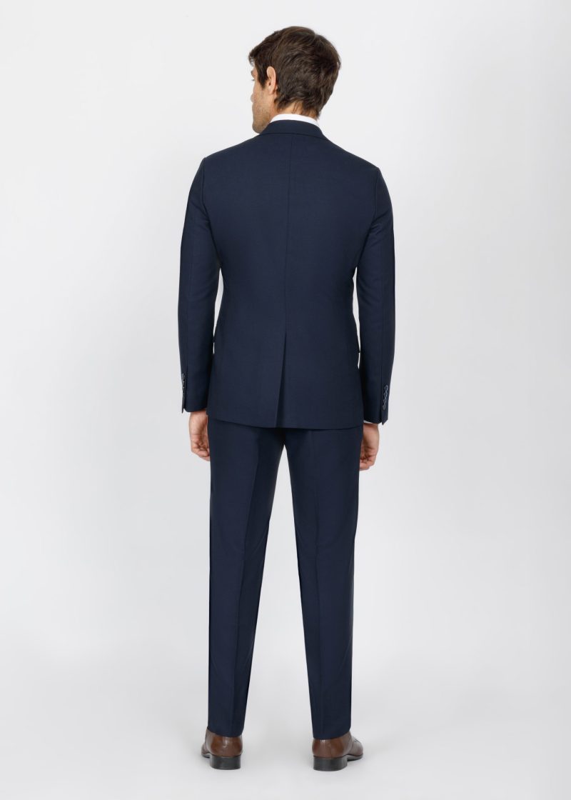Slim Fit Suit with Peak Lapel and Flap Pockets