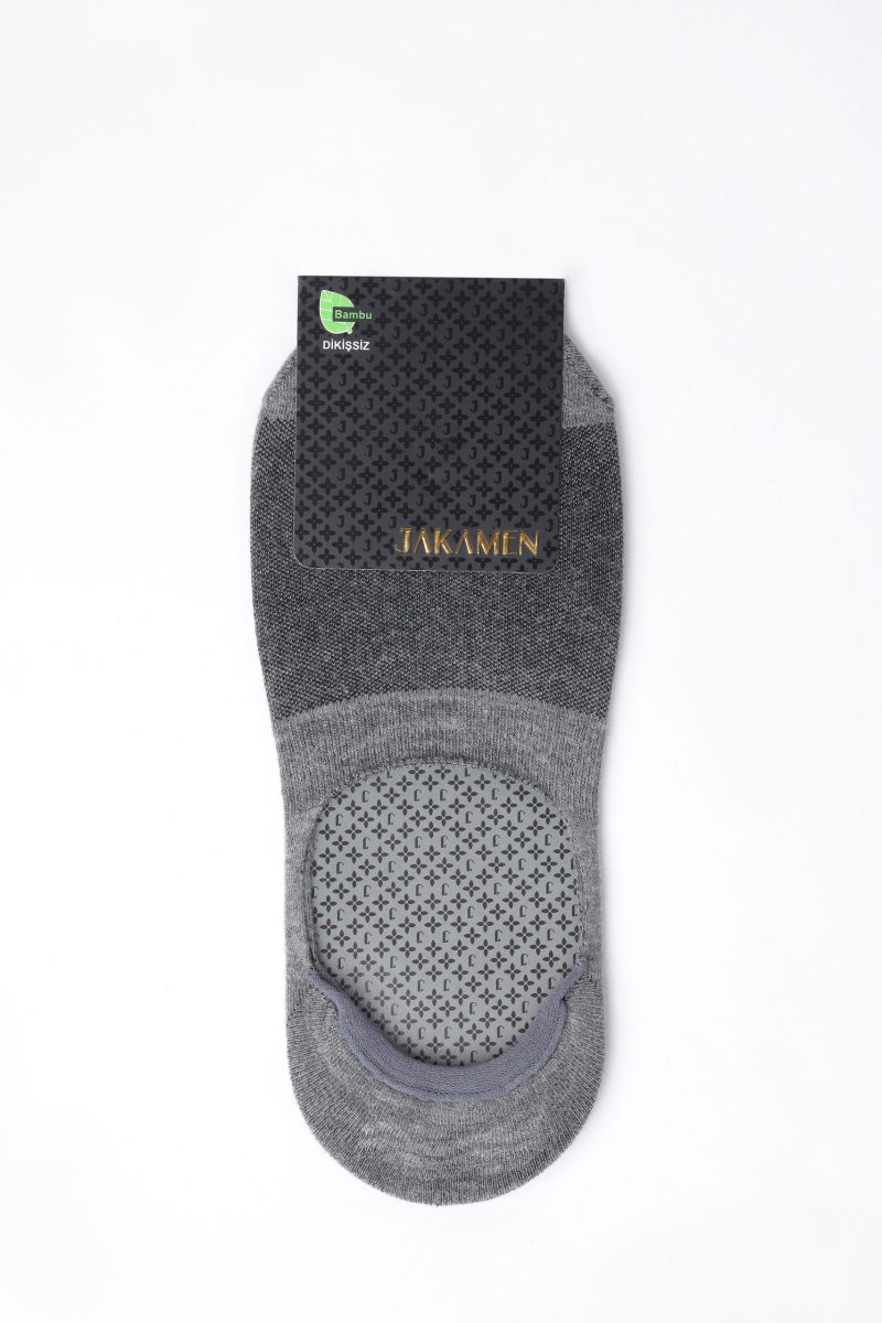 SO01G001-Grey-2 Hidden Socks