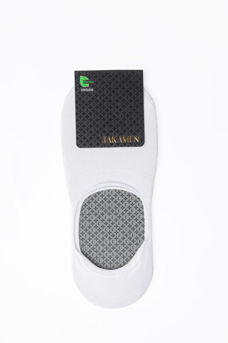 SO01W001-White-2 Hidden Socks