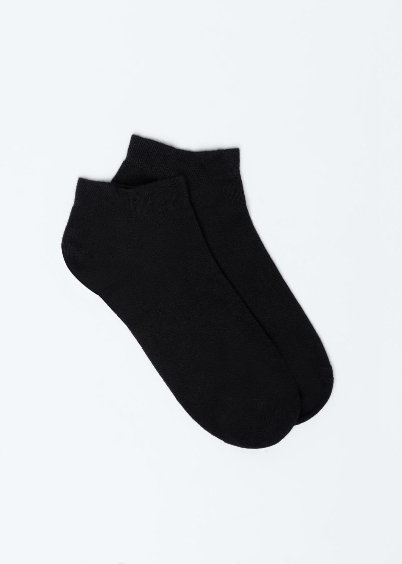 SO03B002-Black-2 Ankle Socks