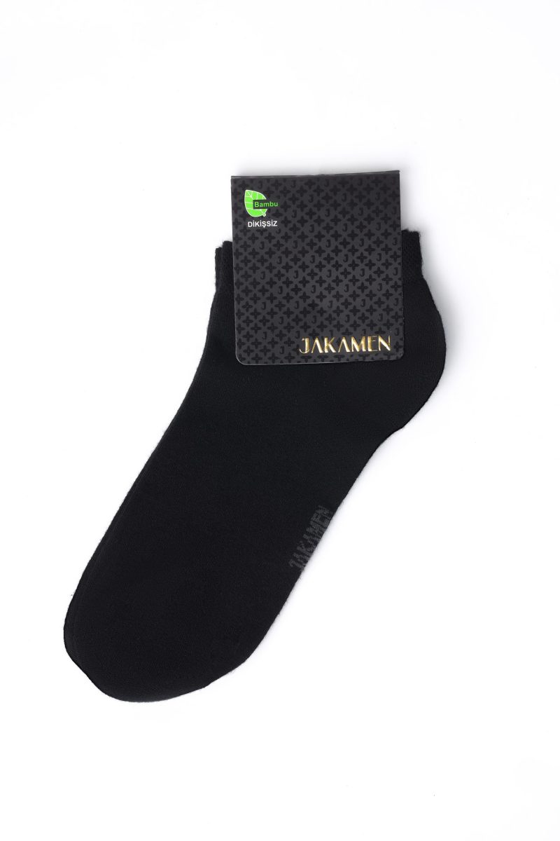 SO03B002-Black-3 Ankle Socks