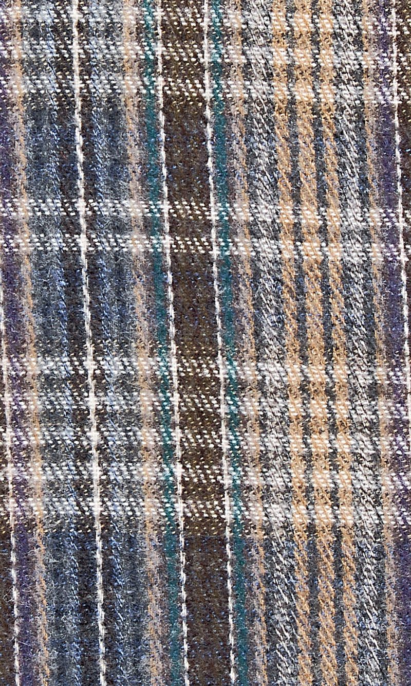 SR01BB00-Beige-Brown-2 Checked Scarf