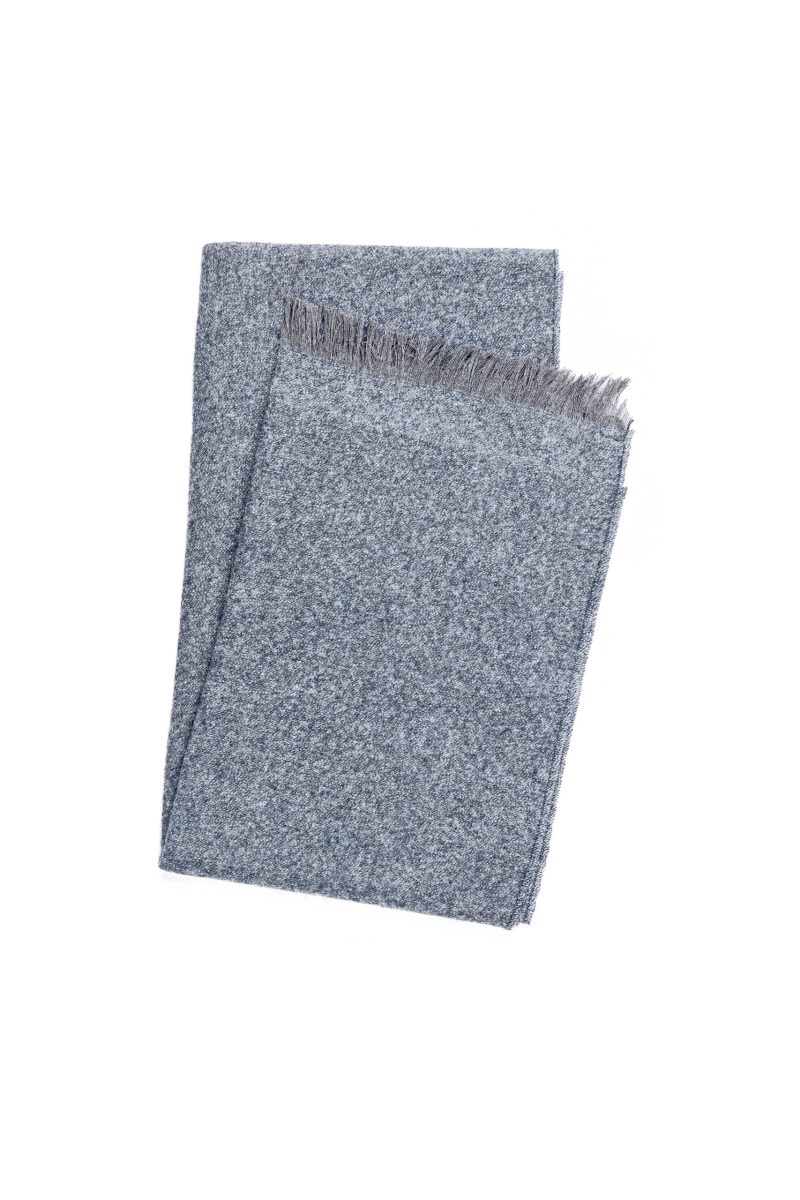 SR02G00-Grey-3 Semi Textured Scarf
