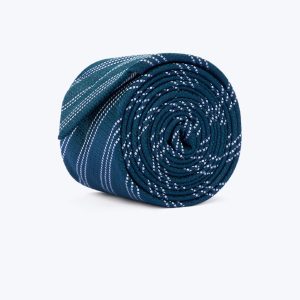 White regimental Stripes Tie