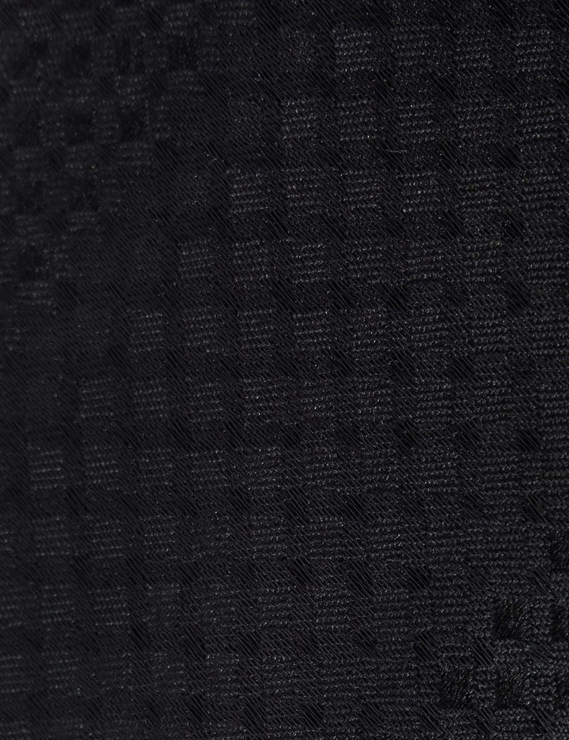 T005B00-Black-2 Black regimental stripes Tie