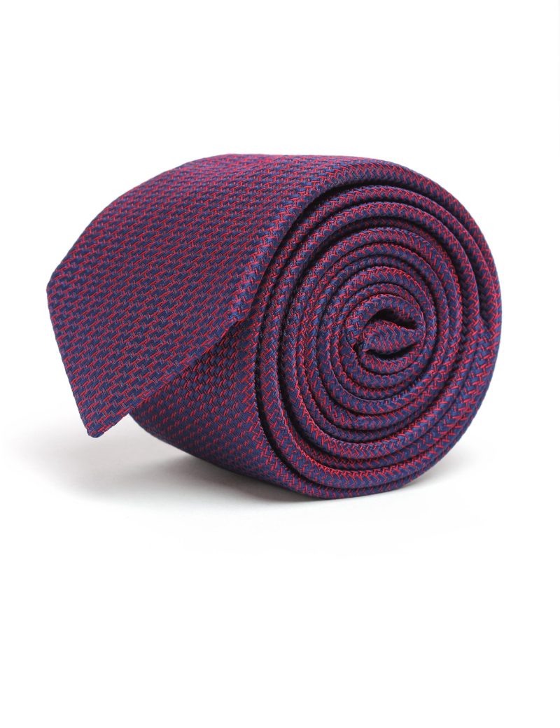 Navy pattern Tie