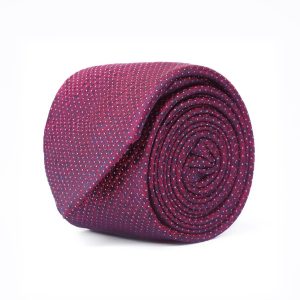 Navy with white dots Tie