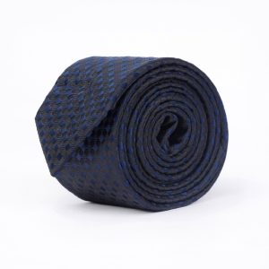 Navy squares Tie