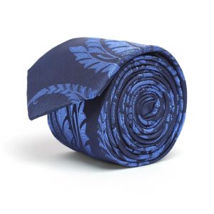 Paisley blue Tie