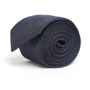 Paisley navy Tie
