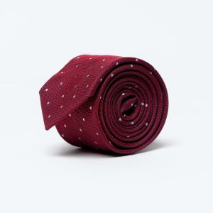 White dots Tie