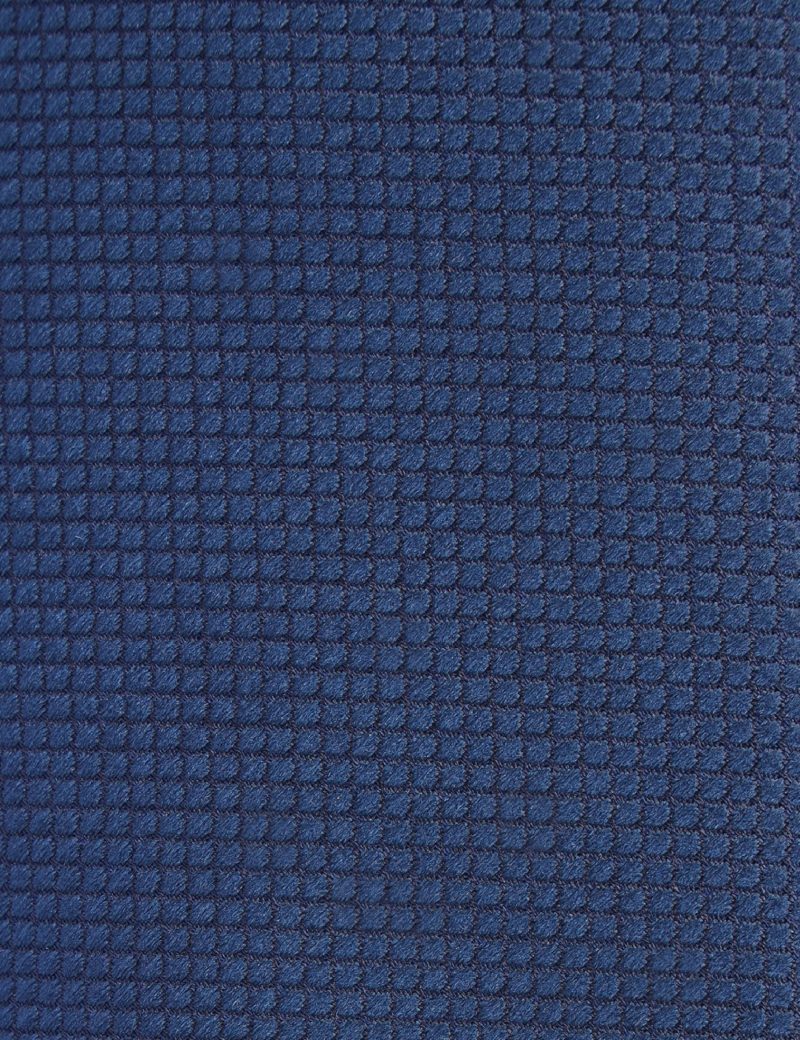 T014N00-Navy-2 Small squares Tie