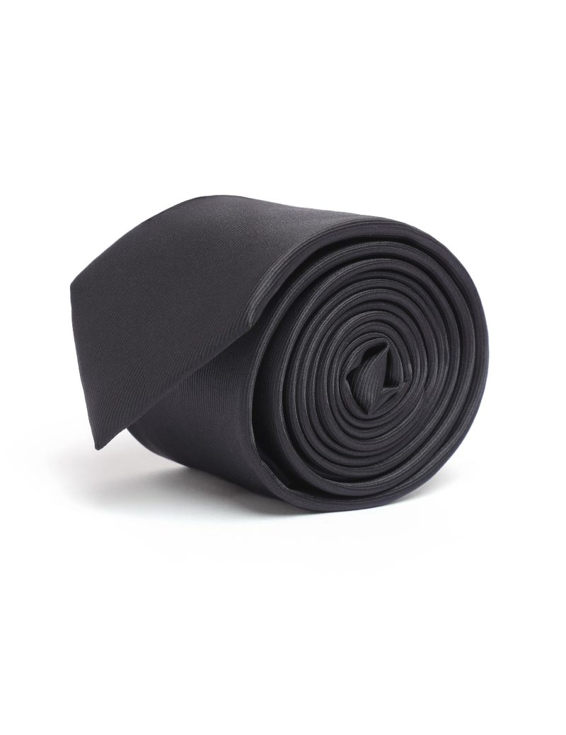 T015B00-Black-1 Striped Tie