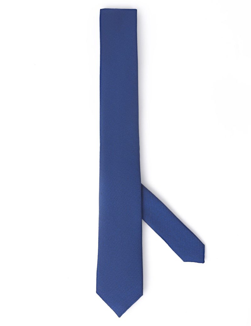 T015N00-Navy-2 Textured Tie