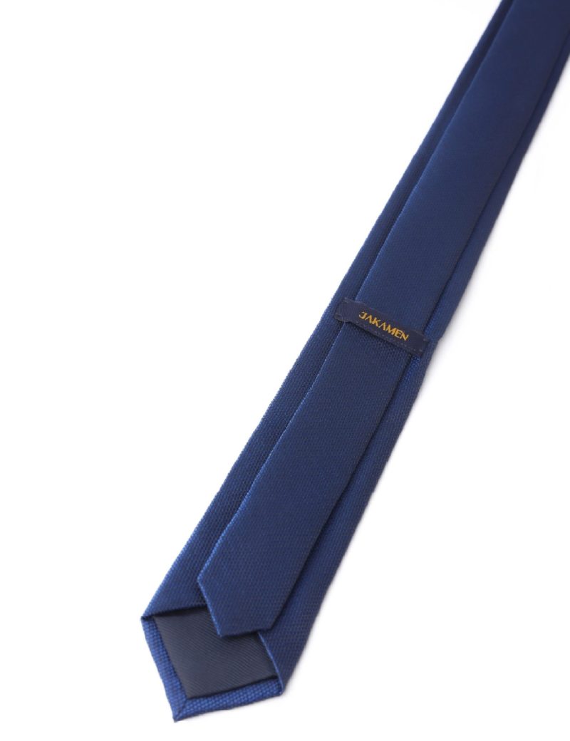 T015N00-Navy-4 Textured Tie
