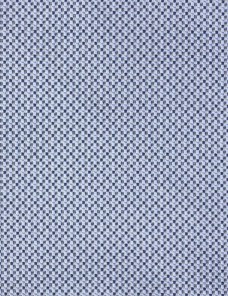 TH001G00-Grey-5 Handkerchief with black dots