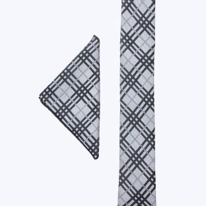 Handkerchief with black stripes