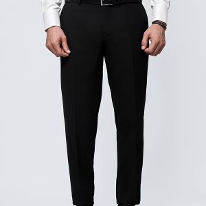 Formal Textured Pants