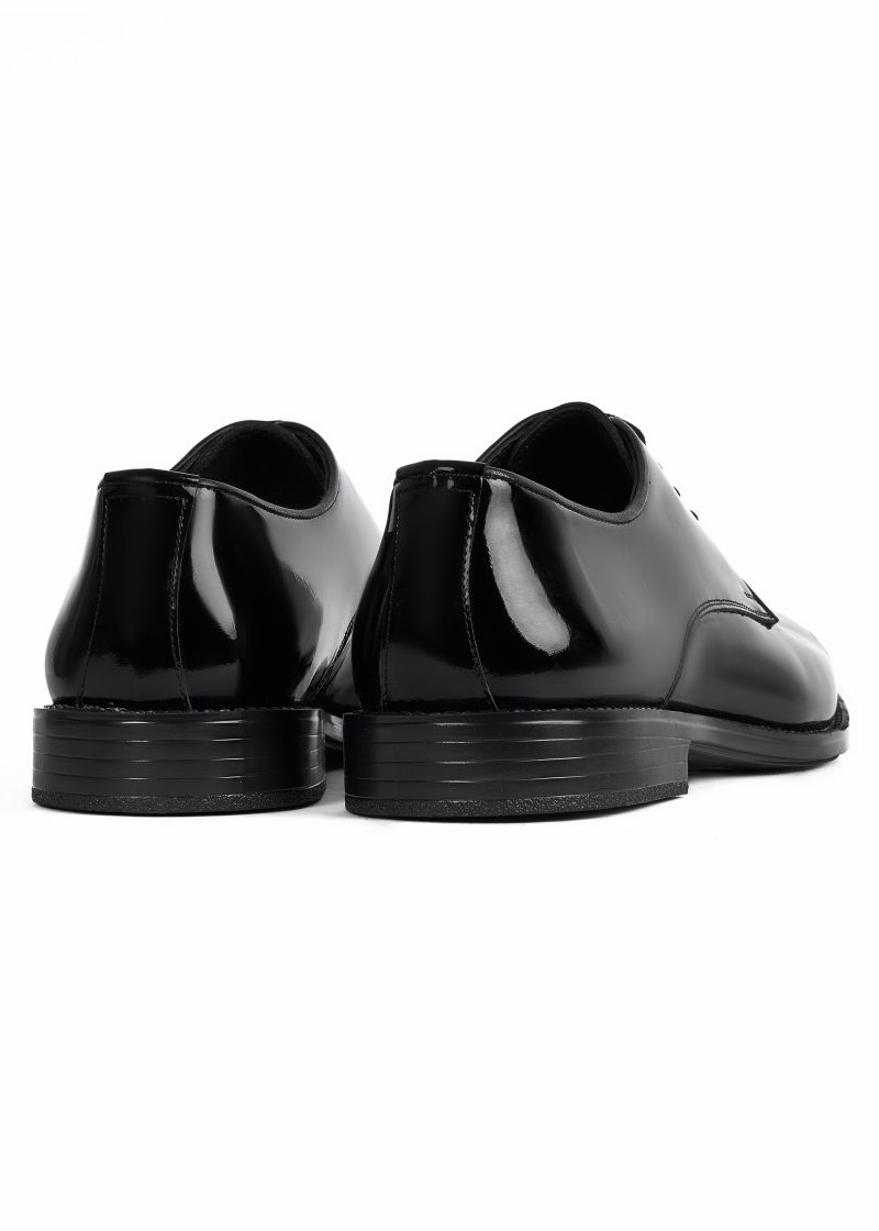 Semi-Textured Leather Derby Shoes
