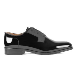 Plain Leather Oxford Shoes