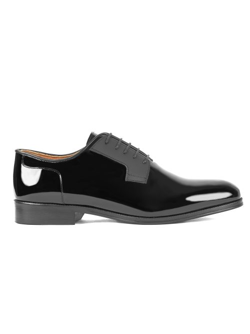 Plain Leather Oxford Shoes