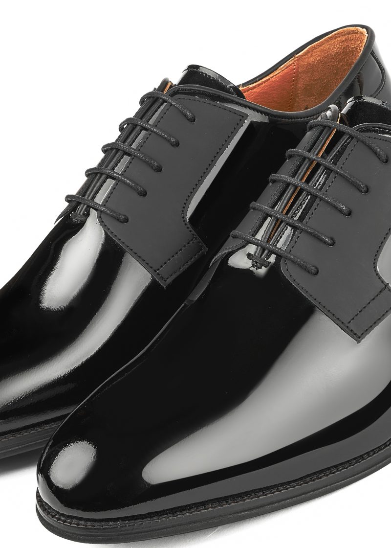 Plain Leather Oxford Shoes
